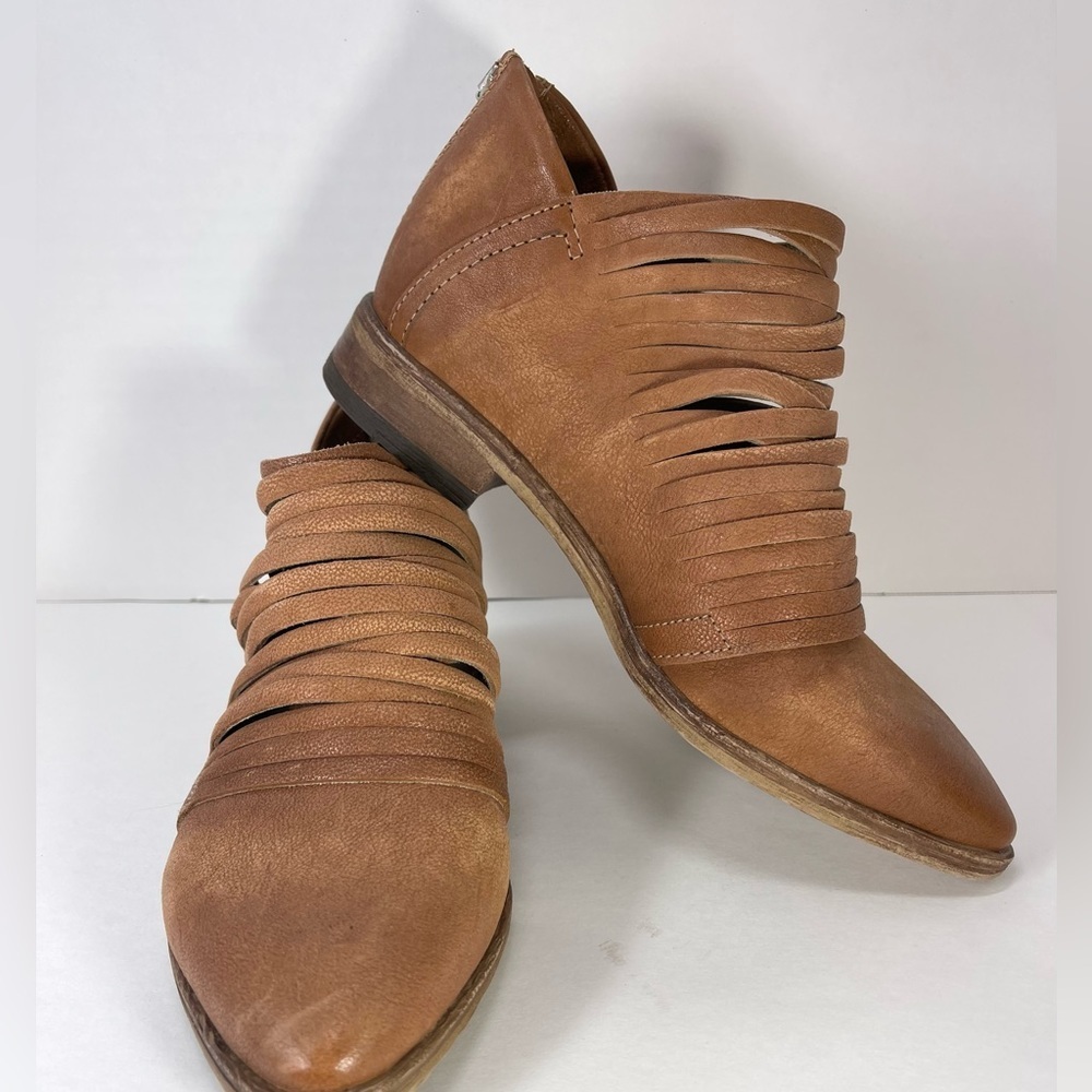 Free People Boots Lost‎ Valley Italian Leather Ankle Boot Size 36 (US 5-5.5) - Picture 1 of 13